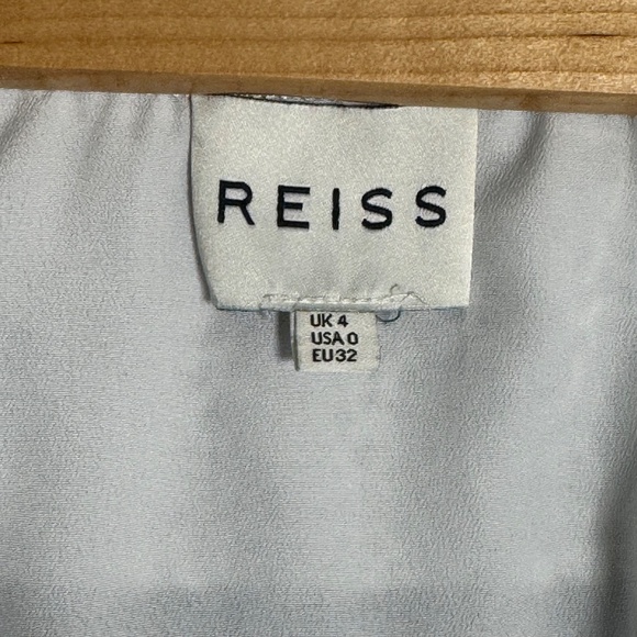 Reiss Nova Black and White Print Flowy Skirt Women's Sz. 4 US - Picture 11 of 12